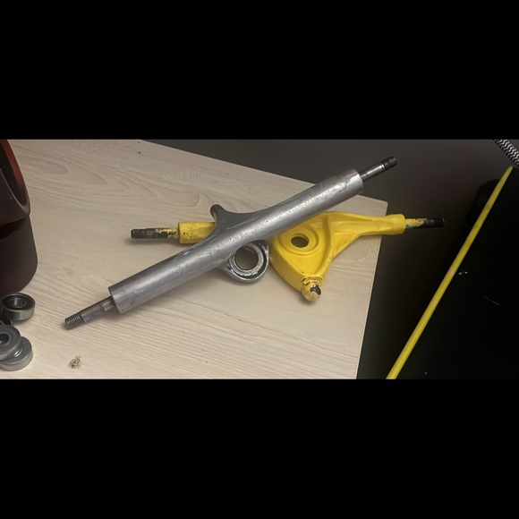 Longboard skateboard trucks, wheels, bearings, and hardware $6.99 shipping - Picture 10 of 14